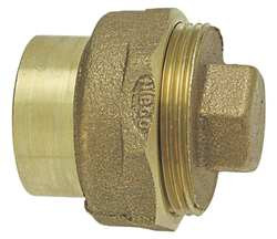 NIBCO 816 2 DWV FITTING CLEANOUT CAST BRONZE 2 IN
