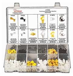 DISCO 8168 FORD HOOD PROP  ROD END ASST 100 PC