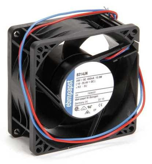 EBM 8214JN AXIAL FAN 24VDC 3-1/7IN H 3-1/7IN W