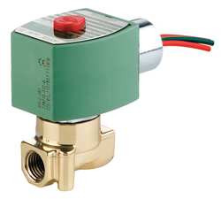 RED HAT 8262H202-6ZAK1 SOLENOID VALVE 2/2 1/4 IN NC 24V BRASS