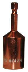 SAMMYS 8273910 #14 NUT DRIVER HEX 5/8 IN ORANGE STEEL