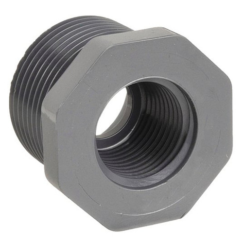 GF PIPING SYSTEMS 839-052 BUSHING 3/8 IN THREADED PVC