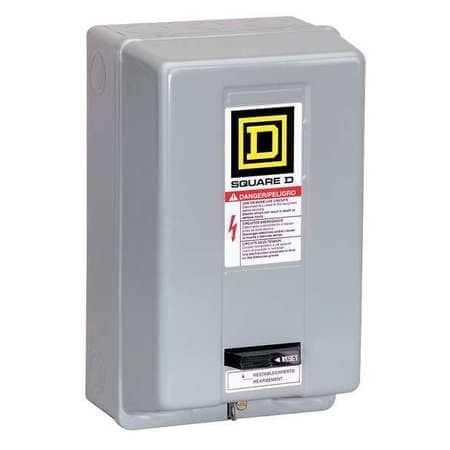SQUARE D 8536SCG3V01S MAGNETIC MOTOR STARTER NEMA 24V 3P 27A