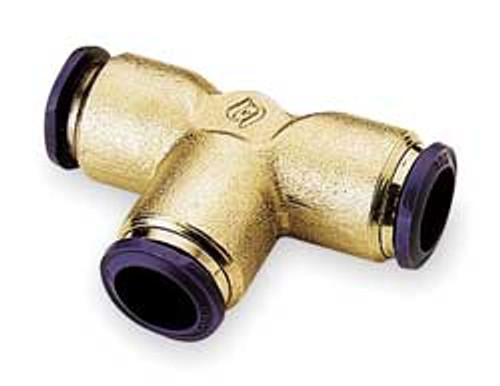 ALPHA FITTINGS 88230-53 UNION TEE BRASS PUSH-FIT 5/32IN. PK5 ALPHA FITTINGS 88230-53 UNION TEE BRASS PUSH-FIT 5/32IN. PK5