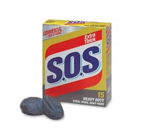 S.O.S 88320 BOX OF STEEL WOOL PADS COURSE