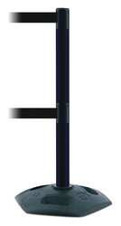 TENSABARRIER 886T2-33-STD-NO-B9X-C BARRIER POST WITH BELT 7-1/2 FT L BLACK