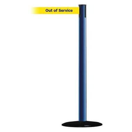 TENSABARRIER 889B-33-23-MAX-NO-YEX-C BARRIER POST WITH BELT 13 FT L YELLOW