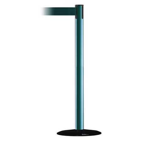 TENSABARRIER 889B-33-28-MAX-NO-G6X-C BARRIER POST WITH BELT 13 FT L GREEN