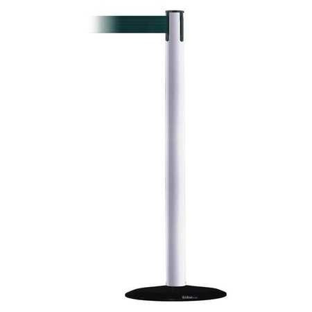 TENSABARRIER 889B-33-32-STD-NO-G6X-C BARRIER POST WITH BELT 7-1/2 FT L GREEN
