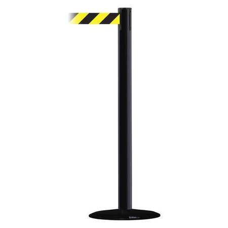 TENSABARRIER 889B-33-33-MAX-NO-D4X-C BARRIER POST WITH BELT 38 IN H 13 FT L