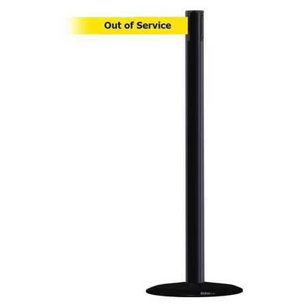 TENSABARRIER 889B-33-33-STD-NO-YEX-C BARRIER POST W/ BELT 7-1/2 FT L YELLOW