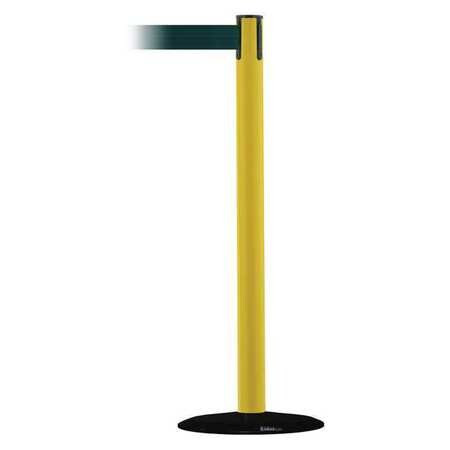 TENSABARRIER 889B-33-35-STD-NO-G6X-C BARRIER POST WITH BELT 7-1/2 FT L GREEN
