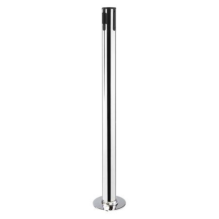 TENSABARRIER 889F-1P-1P-RCV RECEIVER POST 36-1/2IN H POLISHED CHROME