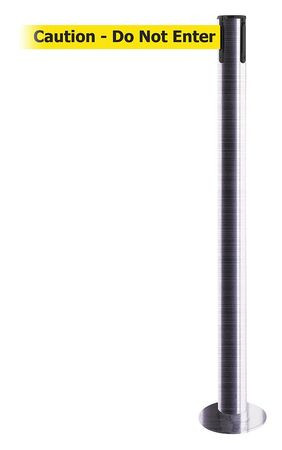 TENSABARRIER 889F-1S-1S-MAX-NO-YAX-C FIXED BARRIER POST WITH BELT 13 FT L
