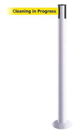 TENSABARRIER 889F-32-32-STD-NO-YCX-C FIXED BARRIER POST WITH BELT 7-1/2 FT L