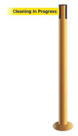 TENSABARRIER 889F-35-35-MAX-NO-YCX-C FIXED BARRIER POST WITH BELT 13 FT L