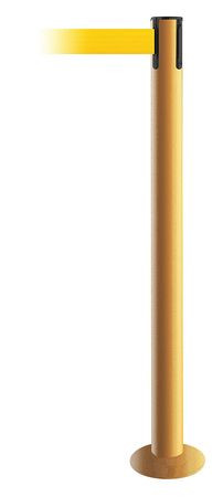 TENSABARRIER 889F-35-35-STD-NO-Y5X-C FIXED BARRIER POST WITH BELT 7-1/2 FT L