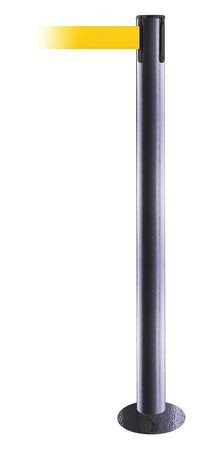 TENSABARRIER 889F-73-73-MAX-NO-Y5X-C FIXED BARRIER POST WITH BELT 13 FT L