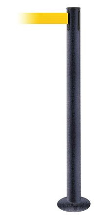 TENSABARRIER 889F-89-89-STD-NO-Y5X-C FIXED BARRIER POST WITH BELT 7-1/2 FT L