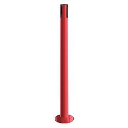 TENSABARRIER 889R-33-21-RCV RECEIVER POST 36-1/2 IN H RED
