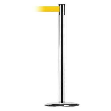 TENSABARRIER 889U-1P-1P-STD-NO-Y5X-C BARRIER POST WITH BELT METAL 7-1/2 FT L