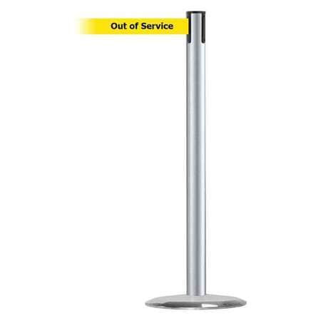 TENSABARRIER 889U-1S-1S-STD-NO-YEX-C BARRIER POST WITH BELT METAL 7-1/2 FT L