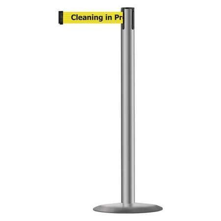 TENSABARRIER 889U-3P-3P-STD-NO-YCX-C BARRIER POST WITH BELT METAL 7-1/2 FT L