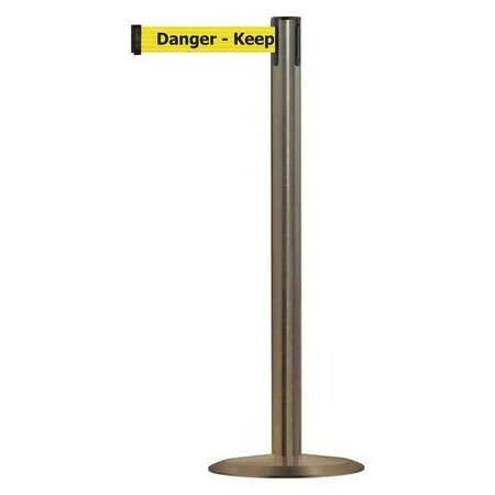 TENSABARRIER 889U-3S-3S-MAX-NO-YDX-C BARRIER POST WITH BELT METAL 13 FT L