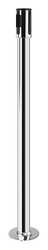 TENSABARRIER 890R-1P-1P-1P-RCV RECEIVER POST 40-1/2IN H POLISHED CHROME