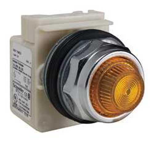 SCHNEIDER ELECTRIC 9001KP35A31 PILOT LIGHT INCAN AMBER 24-28VAC/DC