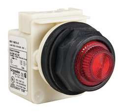 SCHNEIDER ELECTRIC 9001SKP35LRR31 PILOT LIGHT LED RED 24-28V FRESNEL LENS