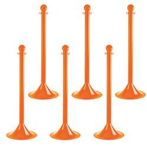 MR. CHAIN 91512-6 LIGHT DUTY STANCHION 41 IN H PK 6