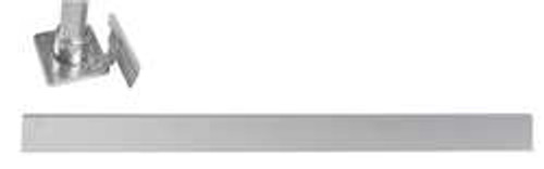 HOLLAENDER 92381 6' LONG X 4" HIGH, ALUMINUM TOEBOARD