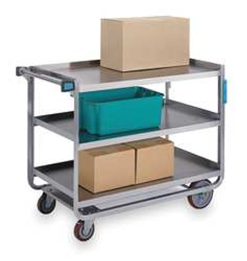 LAKESIDE 953 UTILITY CART STAINLESS STEEL 2 SHELVES LAKESIDE 953 UTILITY CART STAINLESS STEEL 2 SHELVES