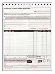 JJ KELLER 969 BILL OF LADING FORMS REGULATORY PK250