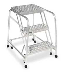 COTTERMAN A4N1822A3B3C50P6 ROLLING LADDER WELDED PLATFORM 40IN H