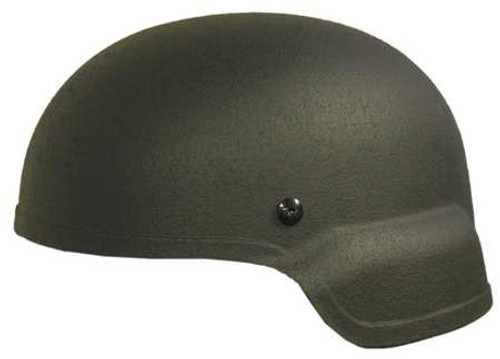 UNITED SHIELD ACH-MICH LE -MIDCUT-ODXLG HELMET OD GREEN LEVEL IIIA X-LARGE