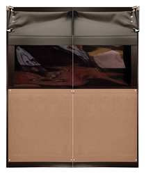 CHASE AIR9737296MBR H1828 SWINGING DOOR 8 X 6 FT MEDIUM BROW