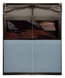 CHASE AIR9737296MGR H1828 SWINGING DOOR 8 X 6 FT METALLIC GR