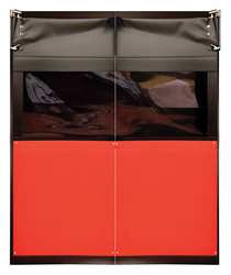 CHASE AIR9737296RED H1828 FLEXIBLE SWINGING DOOR 8 X 6 FT RE