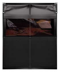 CHASE AIR9738496BLA H1829 FLEXIBLE SWINGING DOOR 8 X 7 FT BL