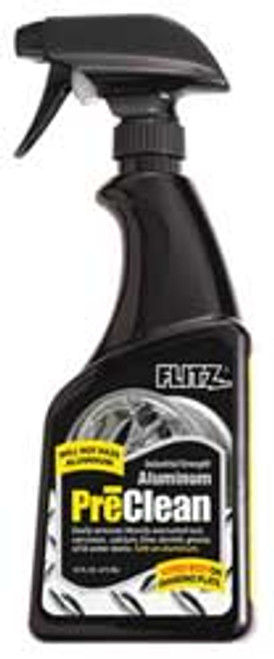 FLITZ PREMIUM POLISHING PRODUCTS AL 01706 METAL PRE CLEAN 16 OZ SPRAY