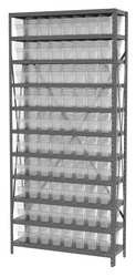 AKRO-MILLS AS1279040SC BIN SHELVING STEEL 36X12X79 80 BINS