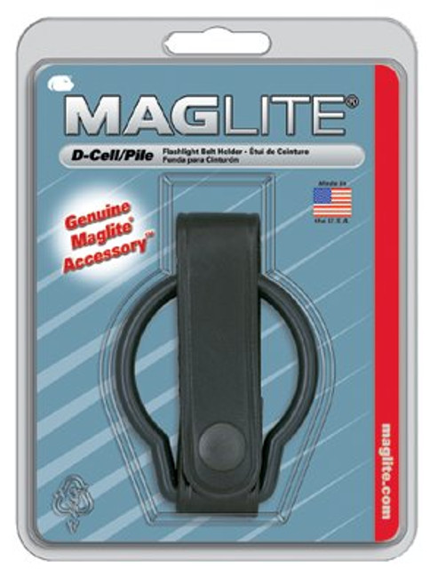 MAGLITE ASXD036 D CELL PLAIN LEATHER BELT HLD.