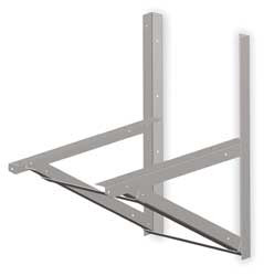 MI-T-M CORPORATION AW-9501-0000 WALL MOUNTING BRACKET 2 HX22 WX36 IN L