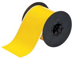 BRADY SPC ABSORBENTS B30C-4000-581-YL FILM,YELLOW,100 FT. L,4 IN. W