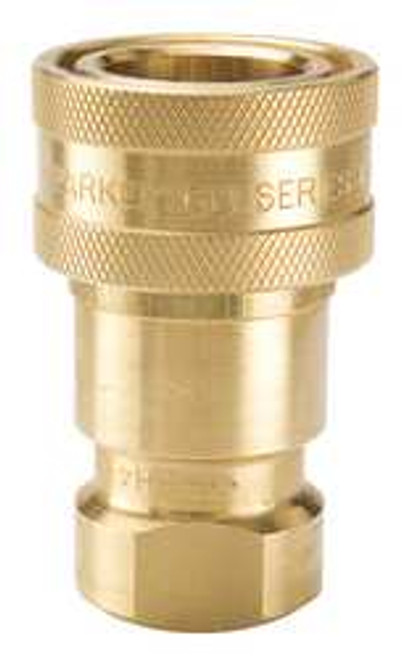 PARKER BH1-60 1/8 NPTF BRASS HYDRAULIC HOSE FEMALE PIP