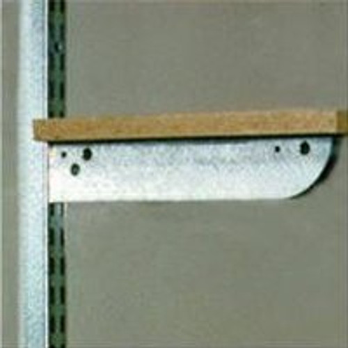 KNAPE & VOGT BK-0102 GALVANIZED STEEL DOUBLE SHELF BRACKET, 1