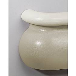 PAWLING CORP BRL-625-0-370 LEFT HANDRAIL RETURN EGGSHELL 3-3/16IN.