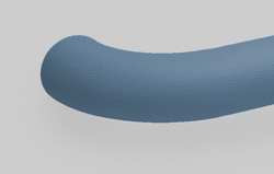 PAWLING CORP BRR-1225-0-265 H3482 RIGHT HANDRAIL RETURN WINDSOR BLUE